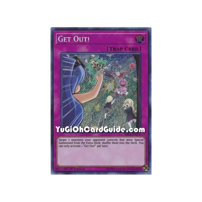 Get Out! (Secret Rare) – Rising Rampage | Carta YUGIOH en México