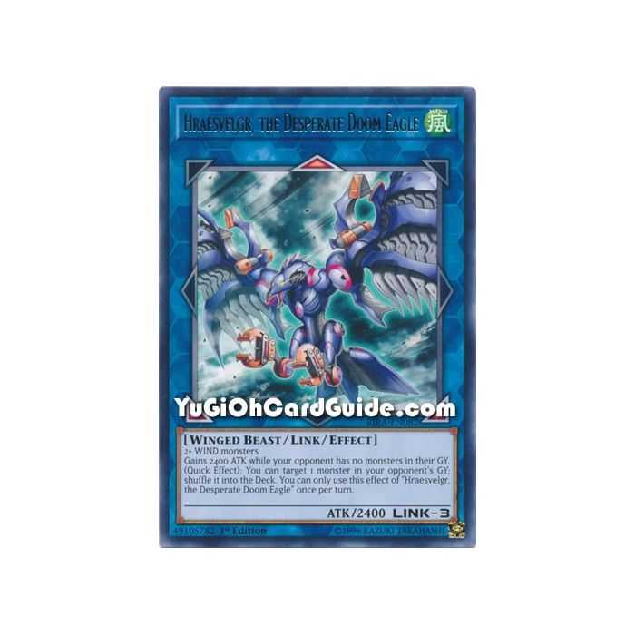 Hraesvelgr, the Desperate Doom Eagle (Rare) – Rising Rampage | Carta YUGIOH en México