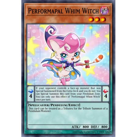 Performapal Whim Witch (Rare)