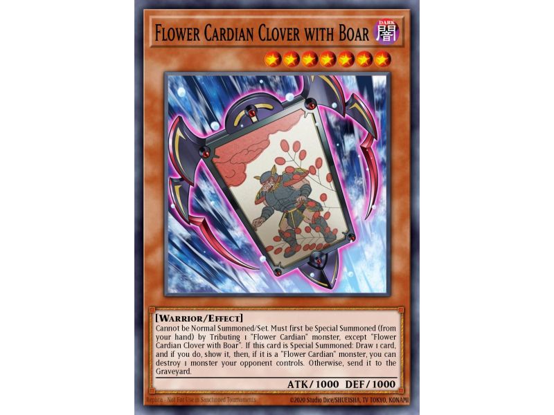 Flower Cardian Clover with Boar (Common)