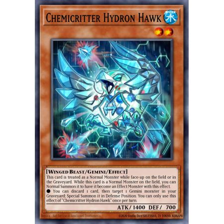 Chemicritter Hydron Hawk (Common)