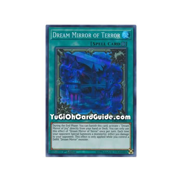 Dream Mirror of Terror (Super Rare) – Rising Rampage | Carta YUGIOH en México