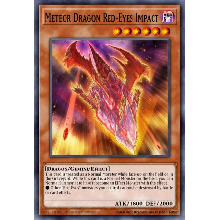 Meteor Dragon Red-Eyes Impact (Rare)