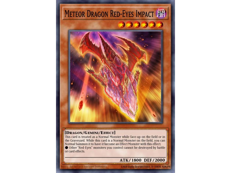 Meteor Dragon Red-Eyes Impact (Rare)