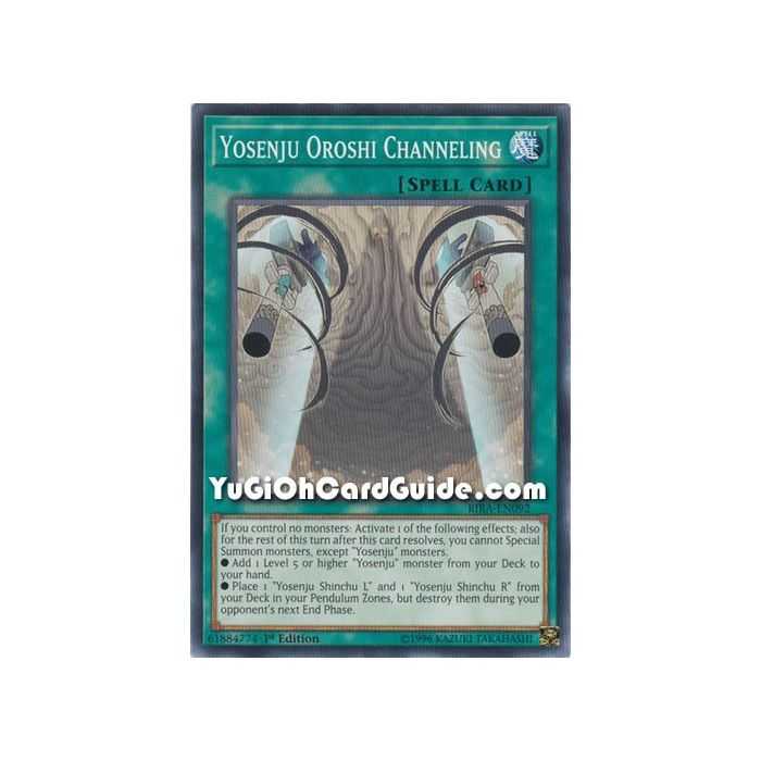 Yosenju Oroshi Channeling (Common) – Rising Rampage | Carta YUGIOH en México