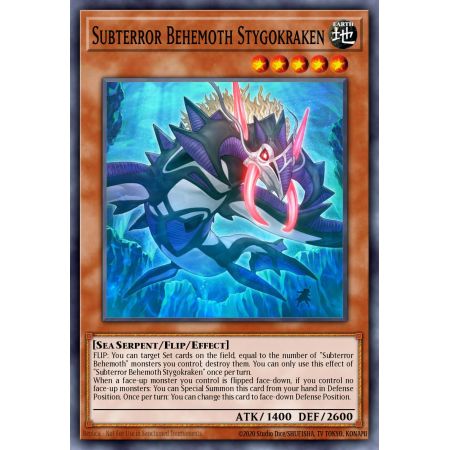 Subterror Behemoth Stygokraken (Super Rare)