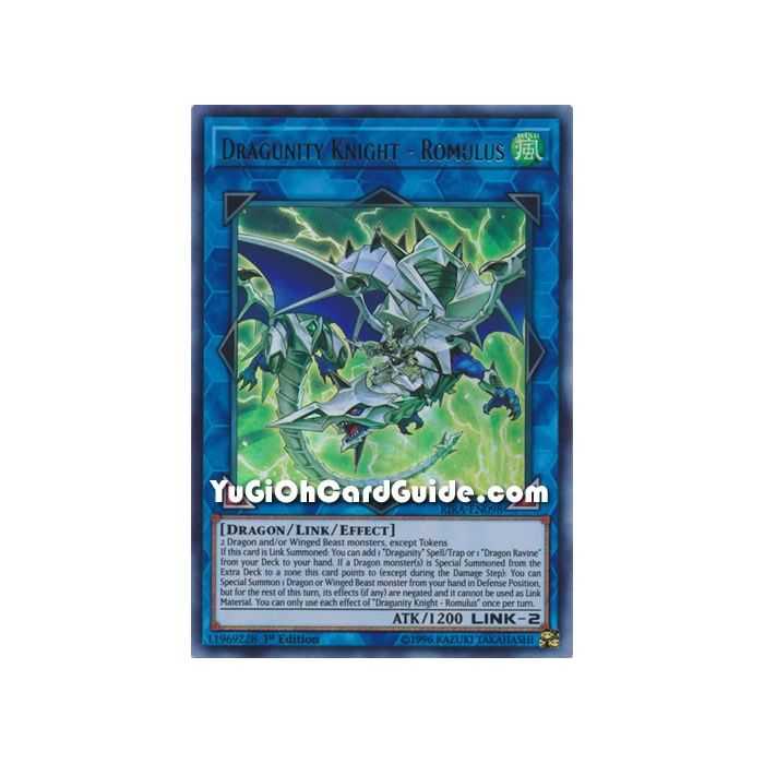 Dragunity Knight - Romulus (Ultra Rare) – Rising Rampage | Carta YUGIOH en México
