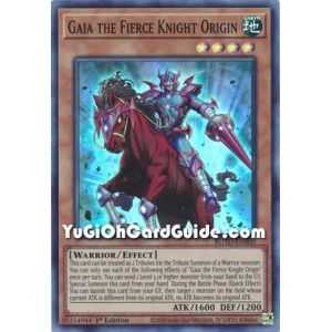 Gaia the Fierce Knight Origin (Super Rare) – Rise of the Duelist | Carta YUGIOH en México