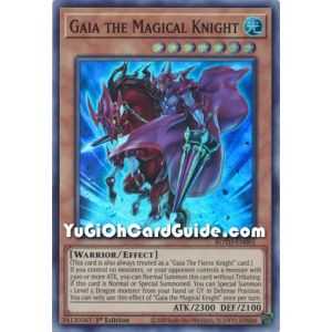 Gaia the Magical Knight (Super Rare) – Rise of the Duelist | Carta YUGIOH en México