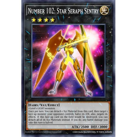 Number 102: Star Seraph Sentry (Rare)