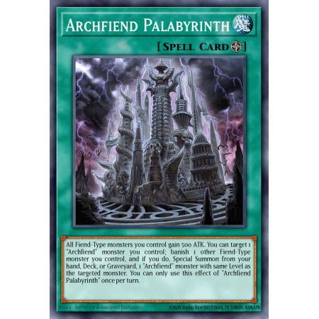 Archfiend Palabyrinth (Rare)