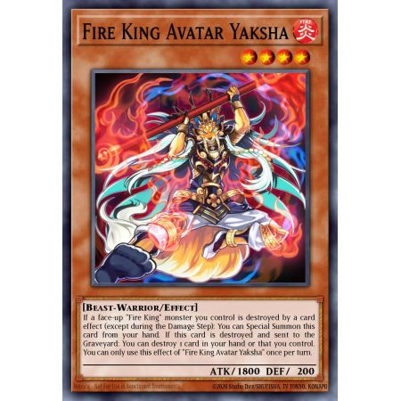 Fire King Avatar Yaksha (Super Rare)