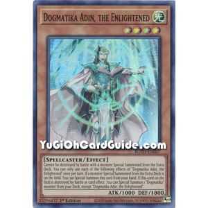 Dogmatika Adin, the Enlightened (Super Rare) – Rise of the Duelist | Carta YUGIOH en México