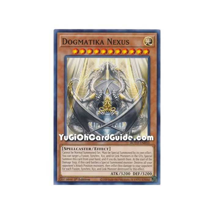 Dogmatika Nexus (Common) – Rise of the Duelist | Carta YUGIOH en México