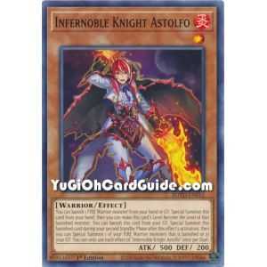 Infernoble Knight Astolfo (Common) – Rise of the Duelist | Carta YUGIOH en México