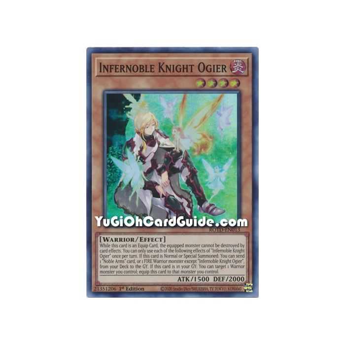 Infernoble Knight Ogier (Super Rare) – Rise of the Duelist | Carta YUGIOH en México