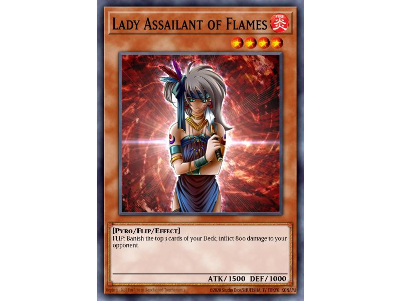 Lady Assailant of Flames (Common)