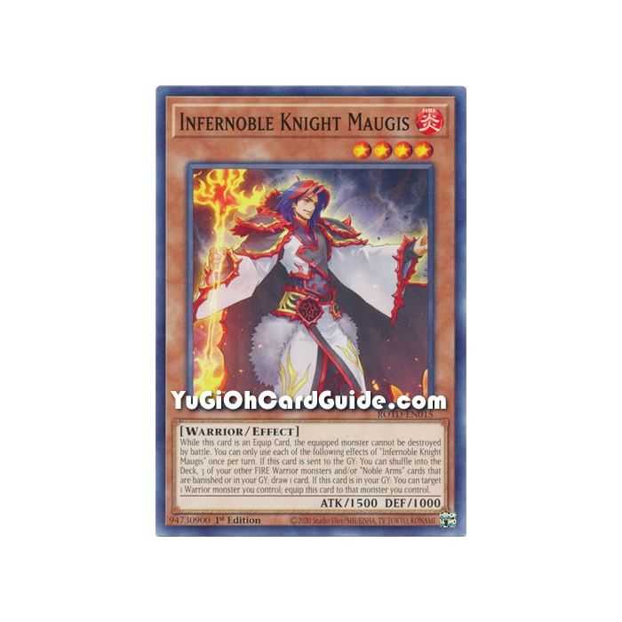 Infernoble Knight Maugis (Common) – Rise of the Duelist | Carta YUGIOH en México