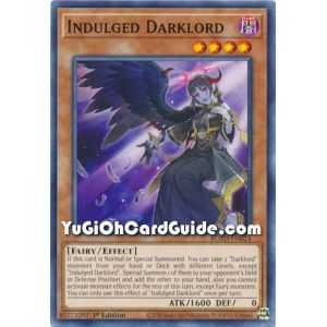 Indulged Darklord (Common) – Rise of the Duelist | Carta YUGIOH en México
