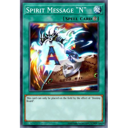 Spirit Message "N" (Rare)