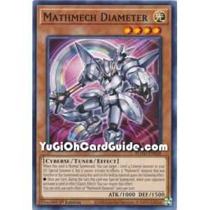 Mathmech Diameter (Common) – Rise of the Duelist | Carta YUGIOH en México