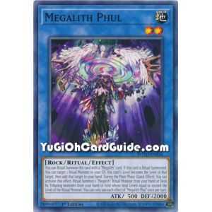 Megalith Phul (Common) – Rise of the Duelist | Carta YUGIOH en México
