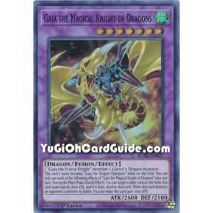 Gaia the Magical Knight of Dragons (Ultra Rare) – Rise of the Duelist | Carta YUGIOH en México
