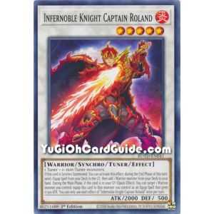 Infernoble Knight Captain Roland (Common) – Rise of the Duelist | Carta YUGIOH en México