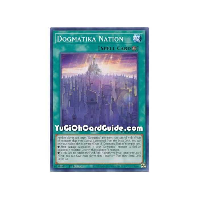 Dogmatika Nation (Common) – Rise of the Duelist | Carta YUGIOH en México