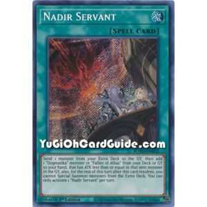 Nadir Servant (Secret Rare) – Rise of the Duelist | Carta YUGIOH en México