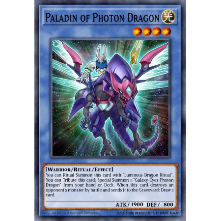Paladin of Photon Dragon (Rare)