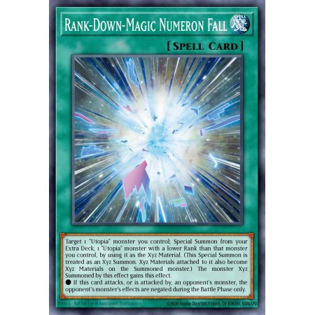 Rank-Down-Magic Numeron Fall (Rare)