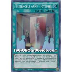 "Infernoble Arms - Joyeuse" (Super Rare) – Rise of the Duelist | Carta YUGIOH en México