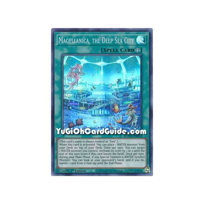 Magellanica, the Deep Sea City (Super Rare) – Rise of the Duelist | Carta YUGIOH en México