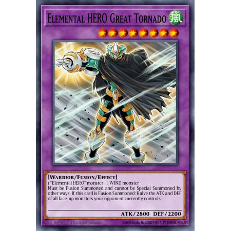 Elemental HERO Great Tornado (Ultra Rare)