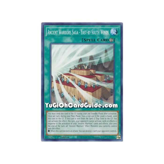 Ancient Warriors Saga - East-by-South Winds (Common) – Rise of the Duelist | Carta YUGIOH en México