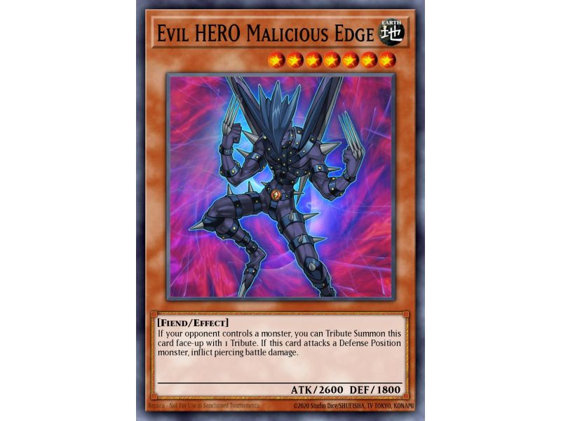 Evil HERO Malicious Edge (Secret Rare)