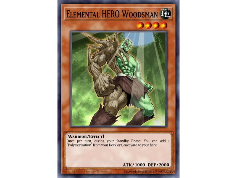 Elemental HERO Woodsman (Super Rare)