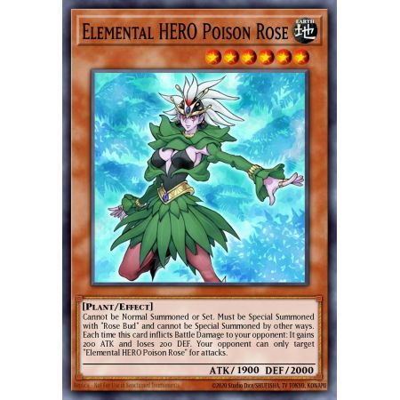 Elemental HERO Poison Rose (Rare)
