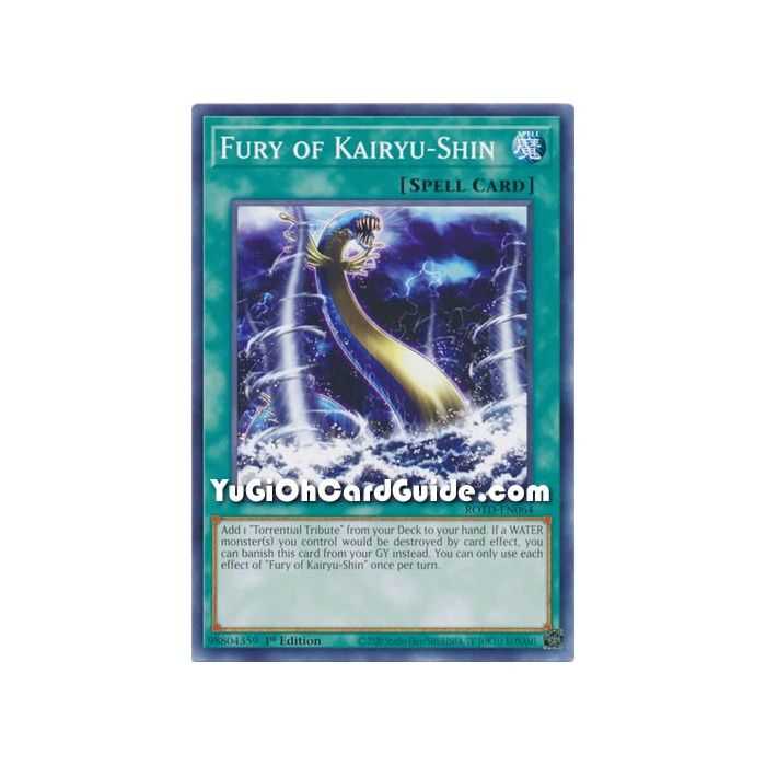Fury of Kairyu Shin (Common) – Rise of the Duelist | Carta YUGIOH en México
