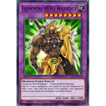 Elemental HERO Wildedge (Common)