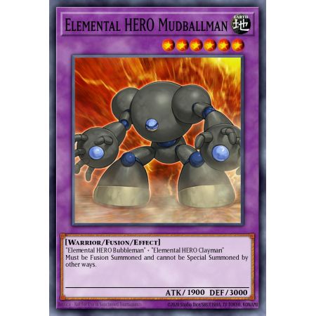 Elemental HERO Mudballman (Super Rare)