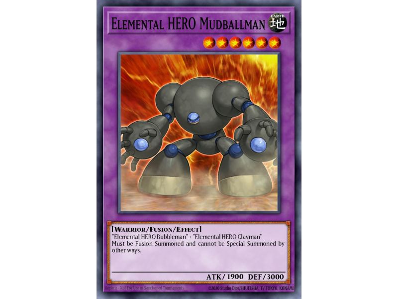 Elemental HERO Mudballman (Super Rare)