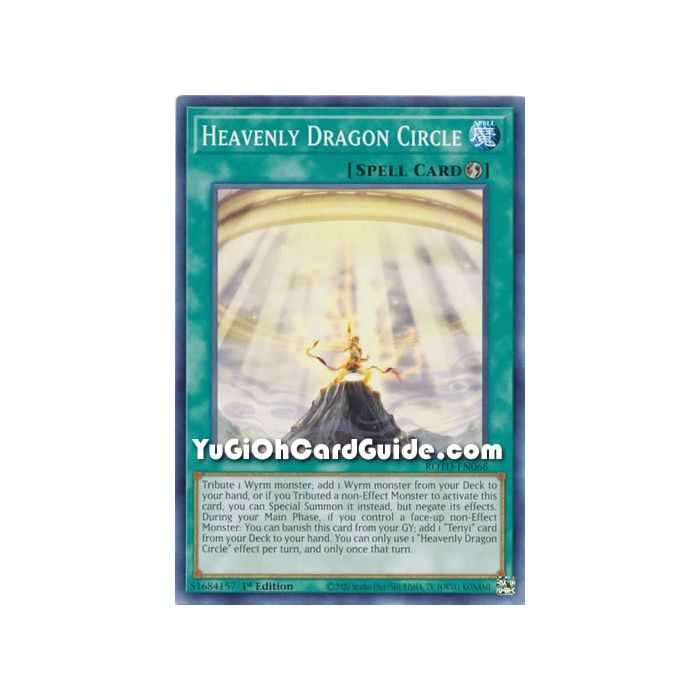 Heavenly Dragon Circle (Common) – Rise of the Duelist | Carta YUGIOH en México