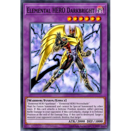 Elemental HERO Darkbright (Super Rare)