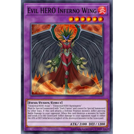 Evil HERO Inferno Wing (Super Rare)