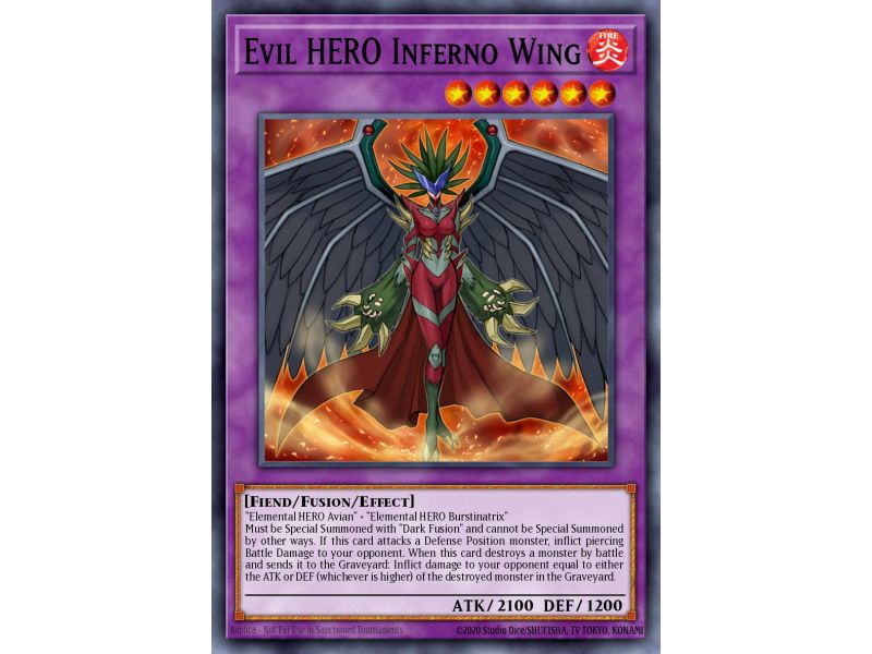 Evil HERO Inferno Wing (Super Rare)
