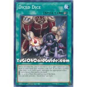 Diced Dice (Common) – Rise of the Duelist | Carta YUGIOH en México
