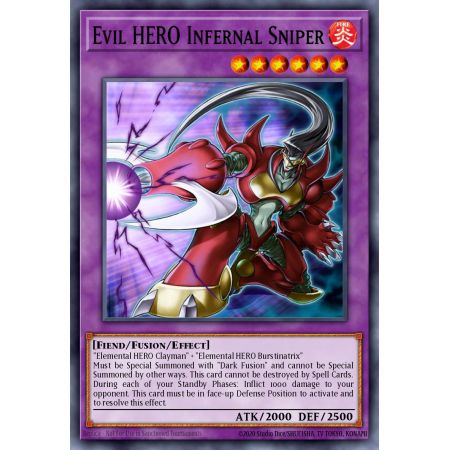 Evil HERO Infernal Sniper (Ultra Rare)
