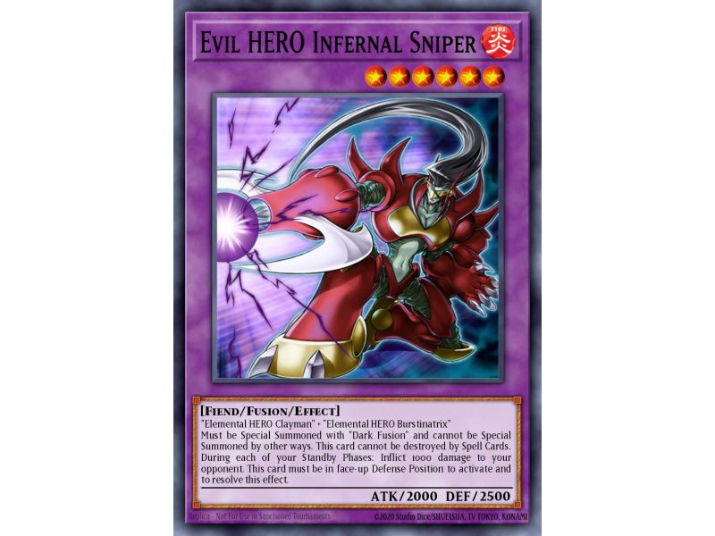 Evil HERO Infernal Sniper (Ultra Rare)